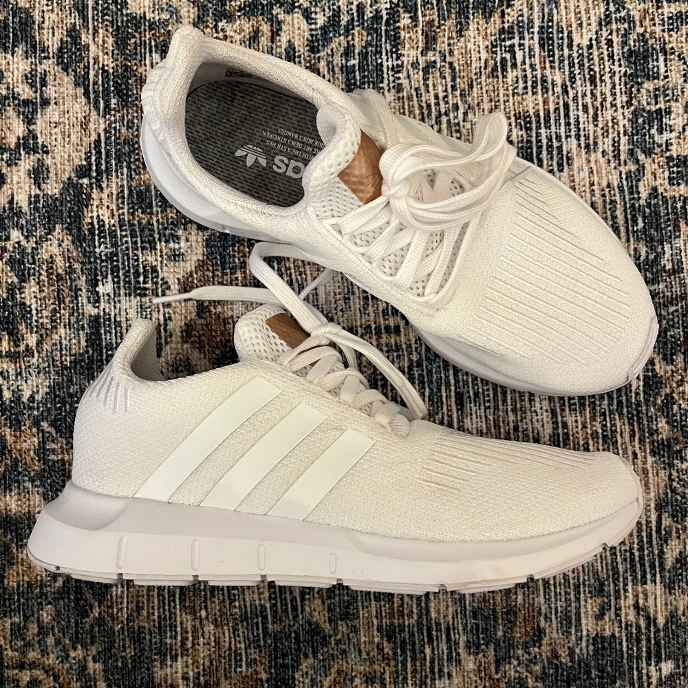 Women's Adidas Originals Swift Run Sneakers in White